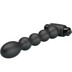 PRETTY LOVE - LYNN SILICONE ANAL PLUG 10 VIBRAÃÃES PRETO